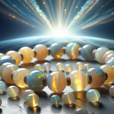 The Intriguing Healing Properties and Energy Balancing Benefits of Natural Yellow Opal Gemstone Beads