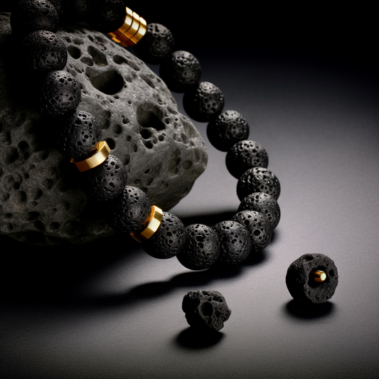 Harnessing Nature’s Elegance The Timeless Appeal of Black Natural Lava Stone Beads in Modern Jewelry