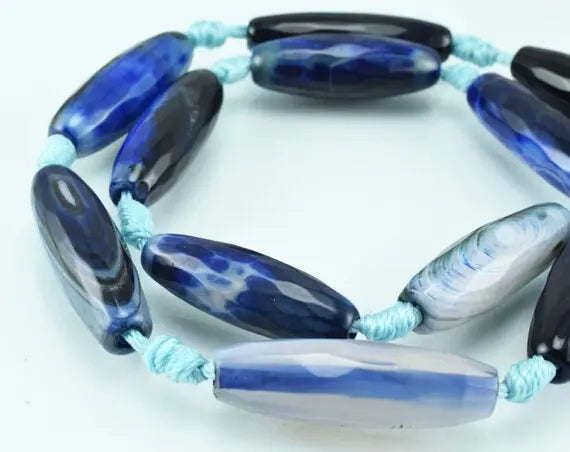 Agate Gemstone Beads Tear Drop Beads Size 8x29mm Strands Beads Natural healing stone chakra stones for Jewelry Making Item#789222023478 - BeadsFindingDepot