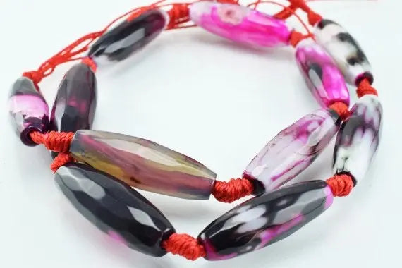 Agate Gemstone Beads Tear Drop Beads Size 8x29mm Strands Beads Natural healing stone chakra stones for Jewelry Making Item#789222023584 - BeadsFindingDepot