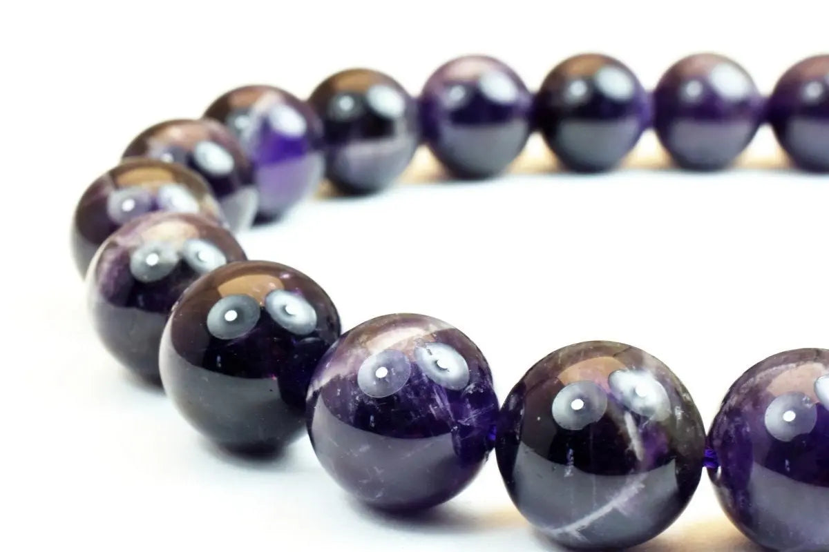 Amethyst Round Gemstone Beads Plain Size 12.5mm for Jewelry Making Sold by 15.5 inch String,Amethyst Jewelry,Amethyst stones - BeadsFindingDepot