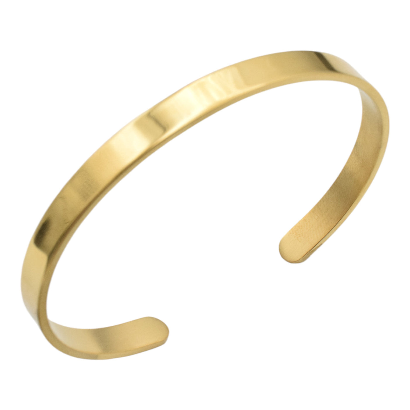 Gold Stainless steel Bracelet Cuff minimalist whole sale bracelet BeadsFindingDepot