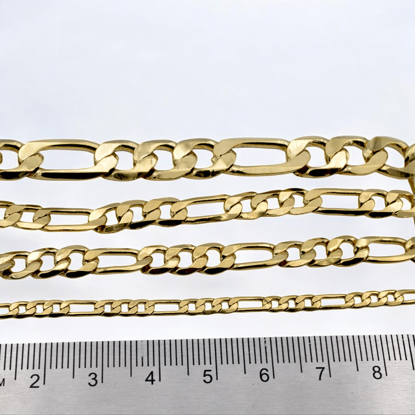 Gold Figaro Chain Necklace - Classic and Versatile Gift for Him or Her