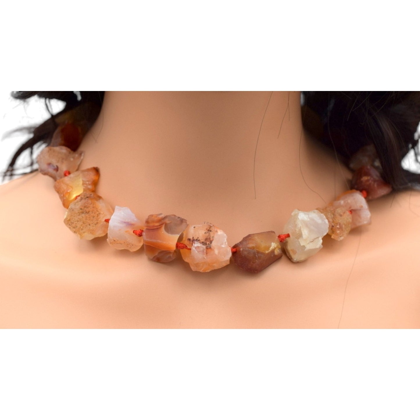 Unlock the Power of Raw Gemstones: Strawberry Quartz, Carnelian, Citrine, Lapis, and Tiger Eye BeadsFindingDepot