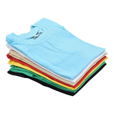 Egyptian Cotton Kids plain T- shirts BeadsFindingDepot