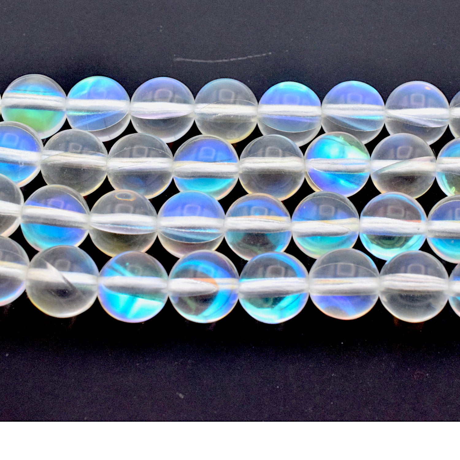 Clear Opal Gemstone beads for jewelry making 6mm 8mm 10mm BeadsFindingDepot