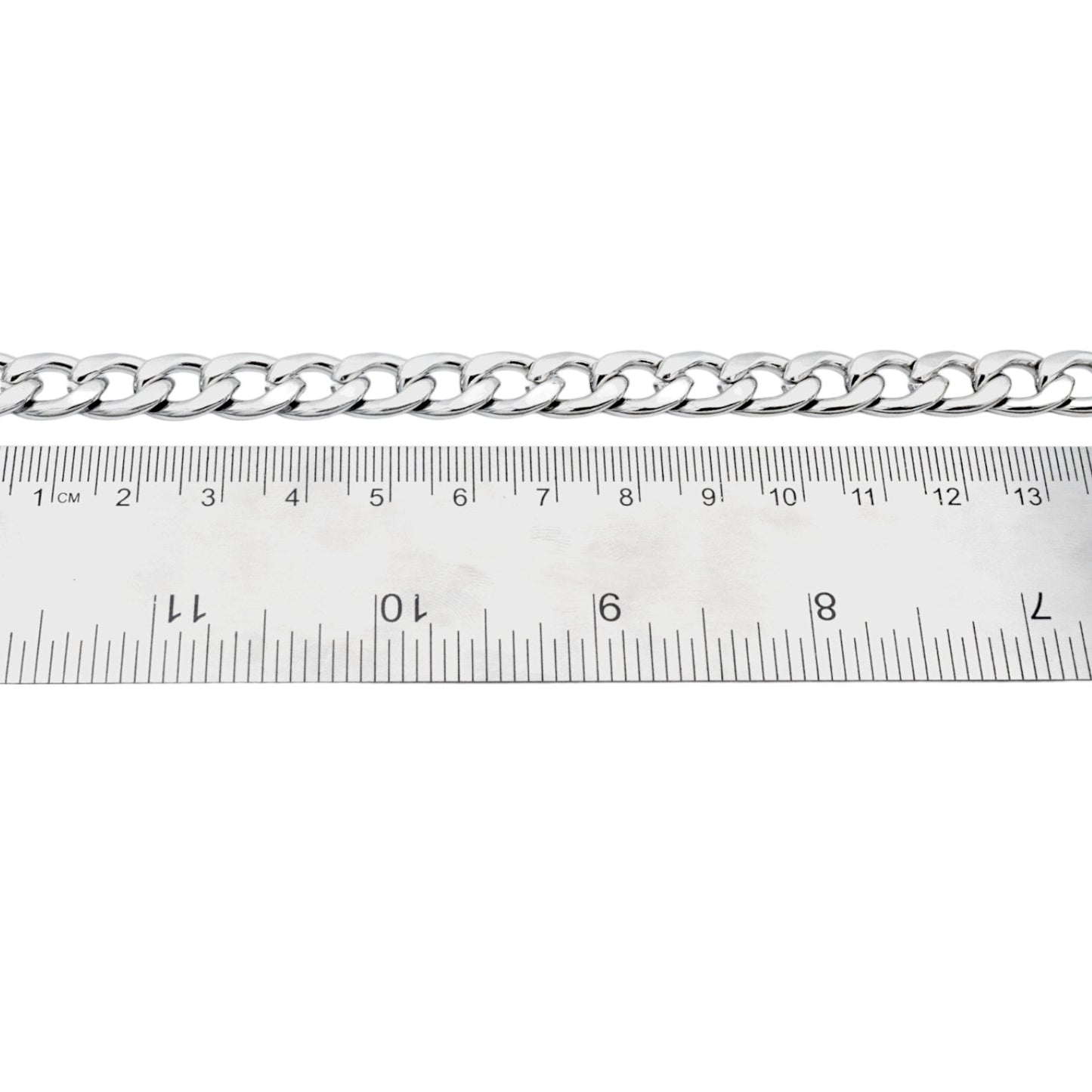 Stainless Steel Curb chain for jewelry making sizes 2mm 4mm 6mm 7mm 10mm BeadsFindingDepot