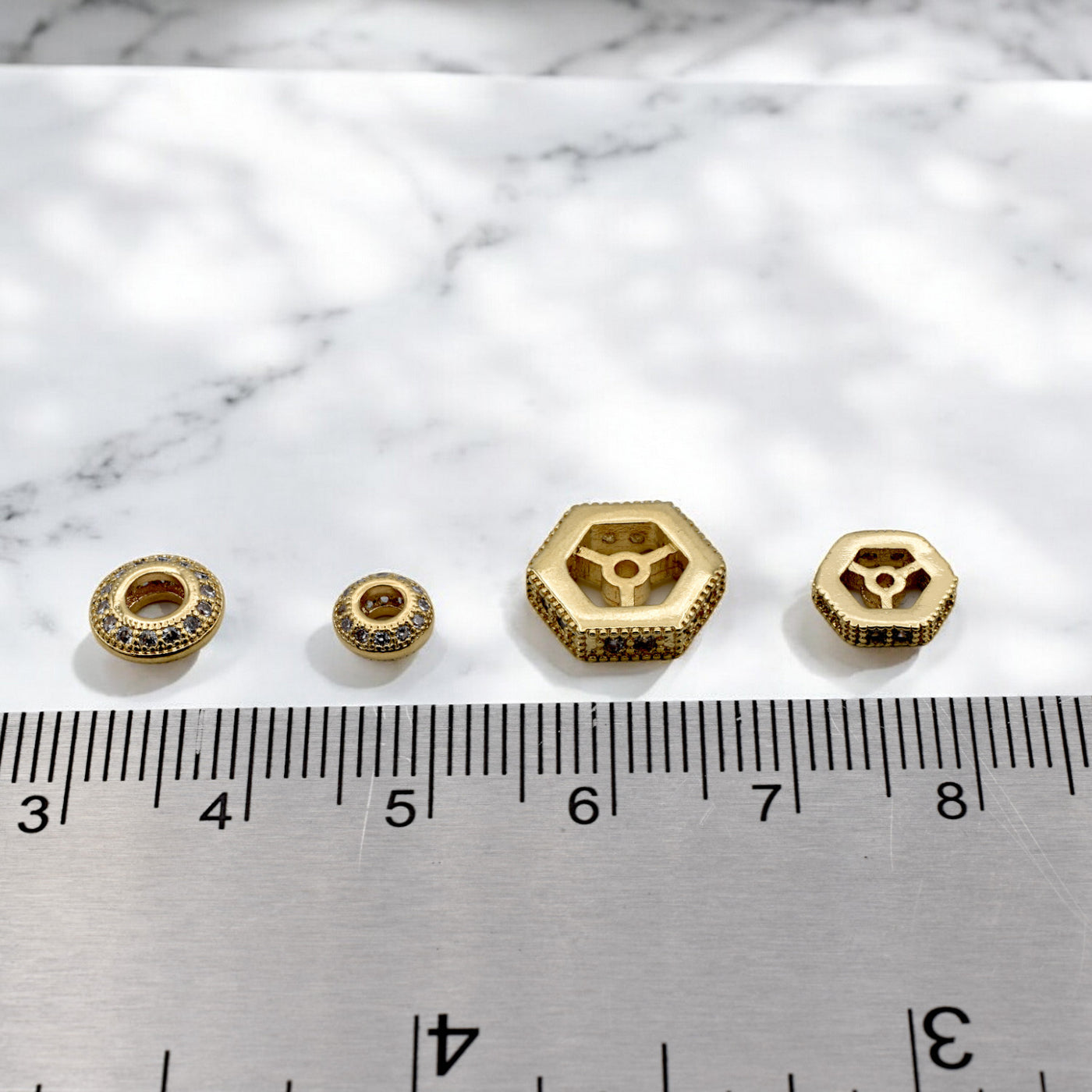 beaded-jewelry-8-mm-roundel-18-k-gold-filled-ep-micro-pave-beads-with-clear-cz-cubic-zirconia-gfm-14-g-335913499