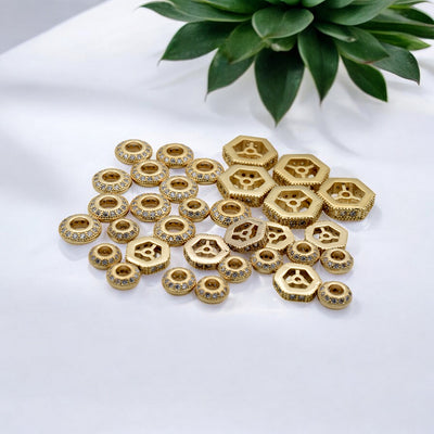 beaded-jewelry-8-mm-roundel-18-k-gold-filled-ep-micro-pave-beads-with-clear-cz-cubic-zirconia-gfm-14-g-335913499