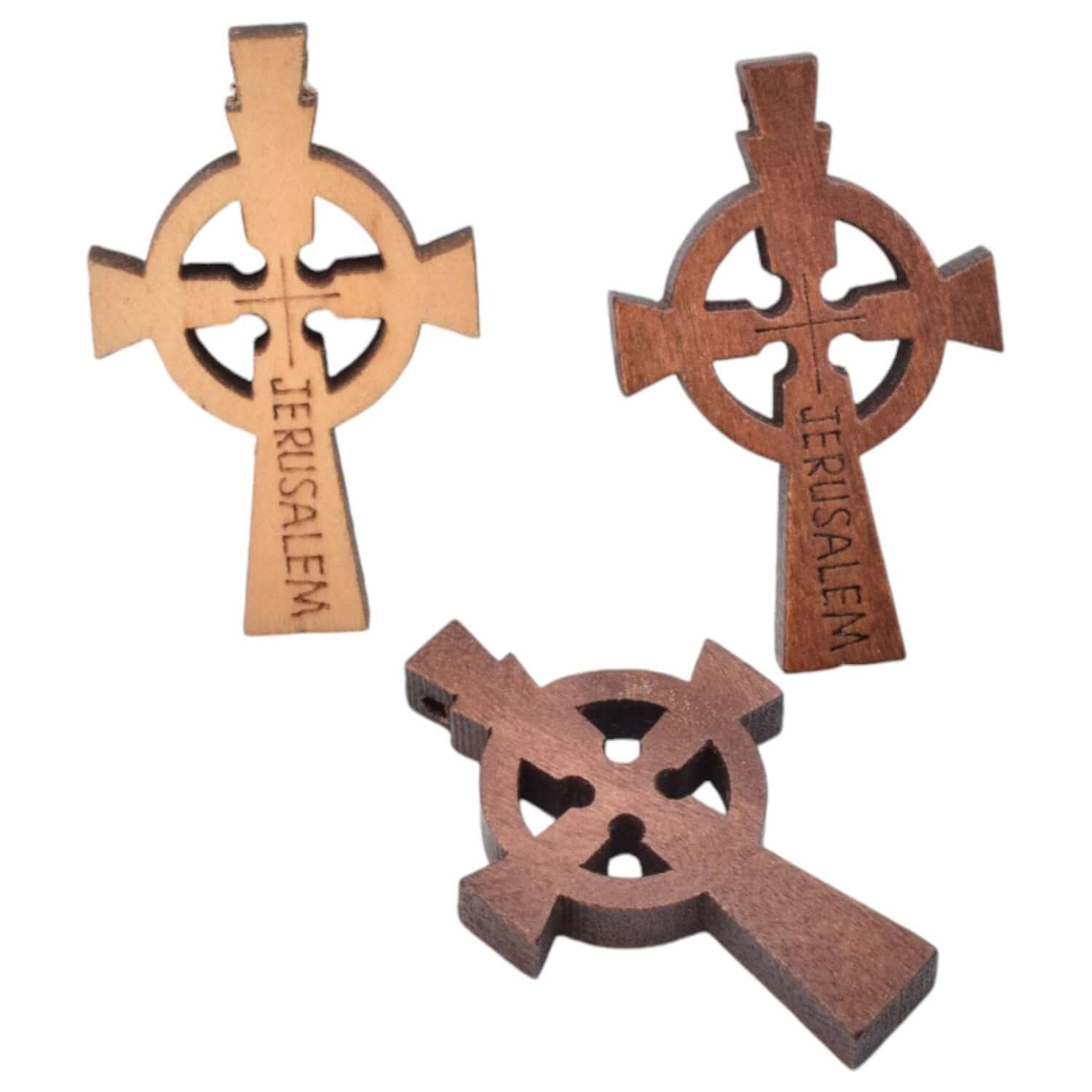 Wooden Crosses for Rosary for jewelry making BeadsFindingDepot