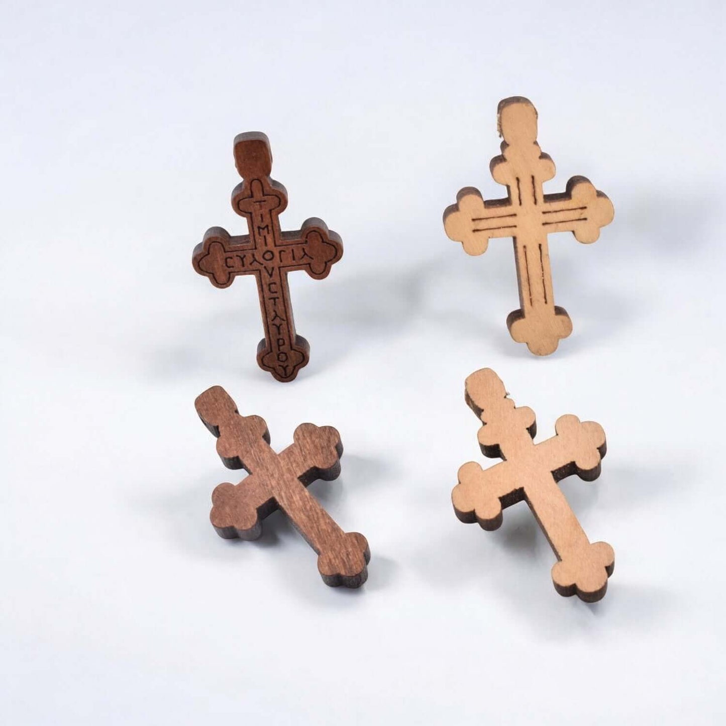 Wooden Crosses for Rosary for jewelry making BeadsFindingDepot