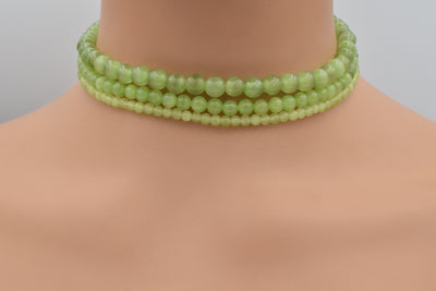 Green Cat Eye Natural Gemstone beads 4mm 6mm 8mm BeadsFindingDepot