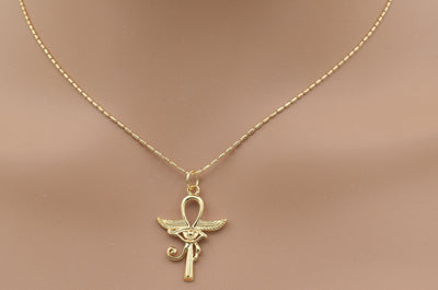 Gold Filled ep 18k Egyptian Ankh pendant/charm for jewelry making BeadsFindingDepot
