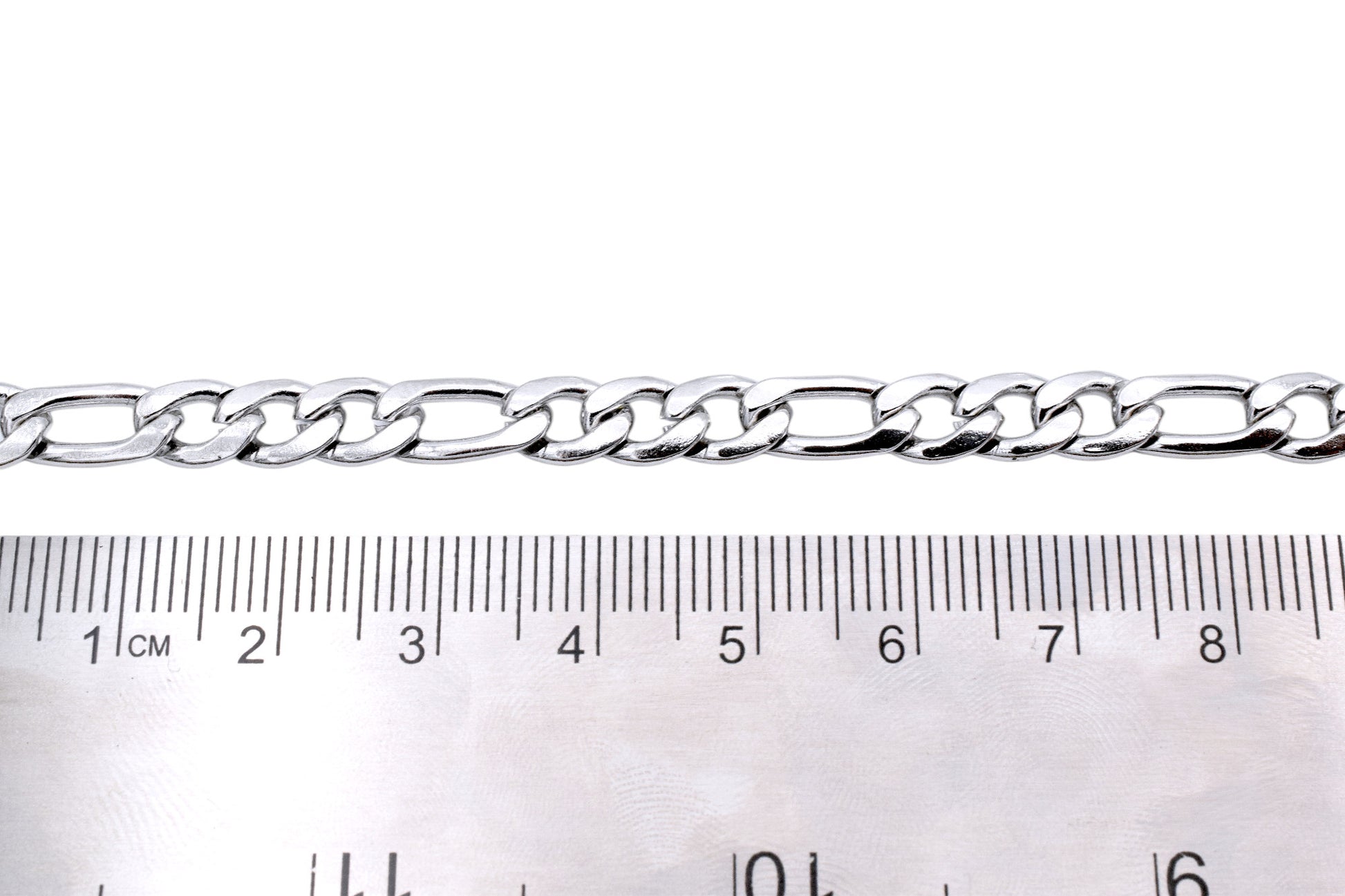 Stainless Steel Figaro chain for jewelry making by yard BeadsFindingDepot