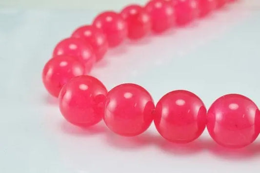 Fuchsia Aventurine Round Bead 6mm 10mm - BeadsFindingDepot