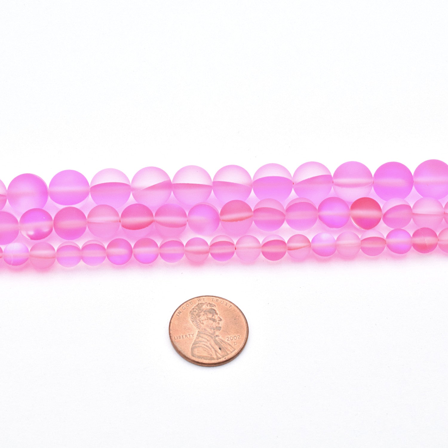 Matte Fuchsia Opal Gemstone beads for jewelry making sizes 6mm 8mm 10mm BeadsFindingDepot