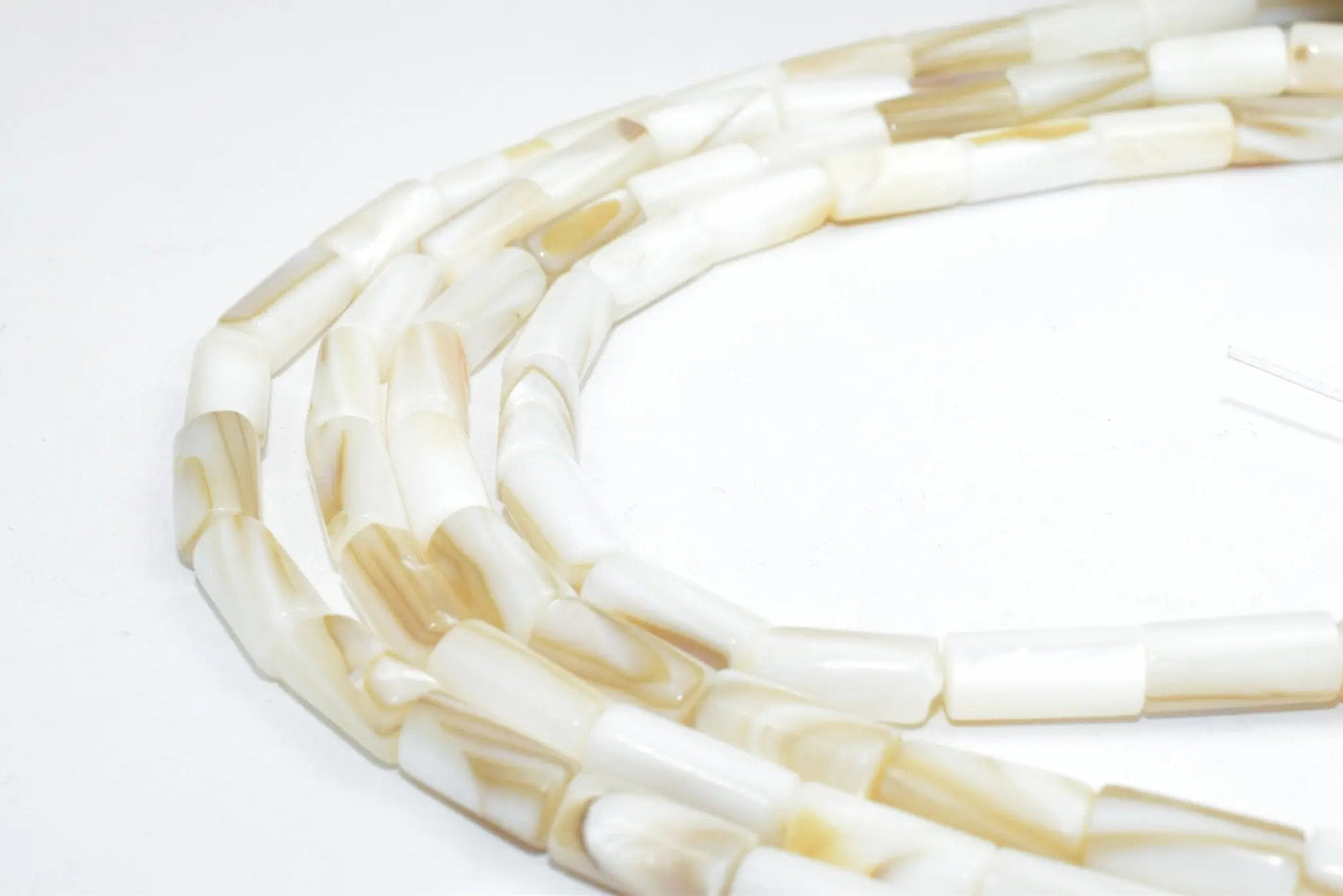 Natural Tube Shell Beads 16" Strand Shell Beads Size 8x4mm 10x5mm 13x4mm Beading Supplies Wholesale Beach shell Findings For Jewelry Making - BeadsFindingDepot