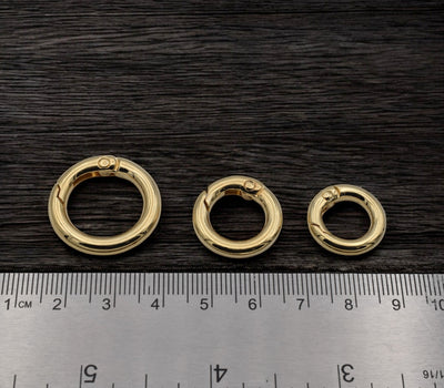 Gold Swivel Round Spring Clasp