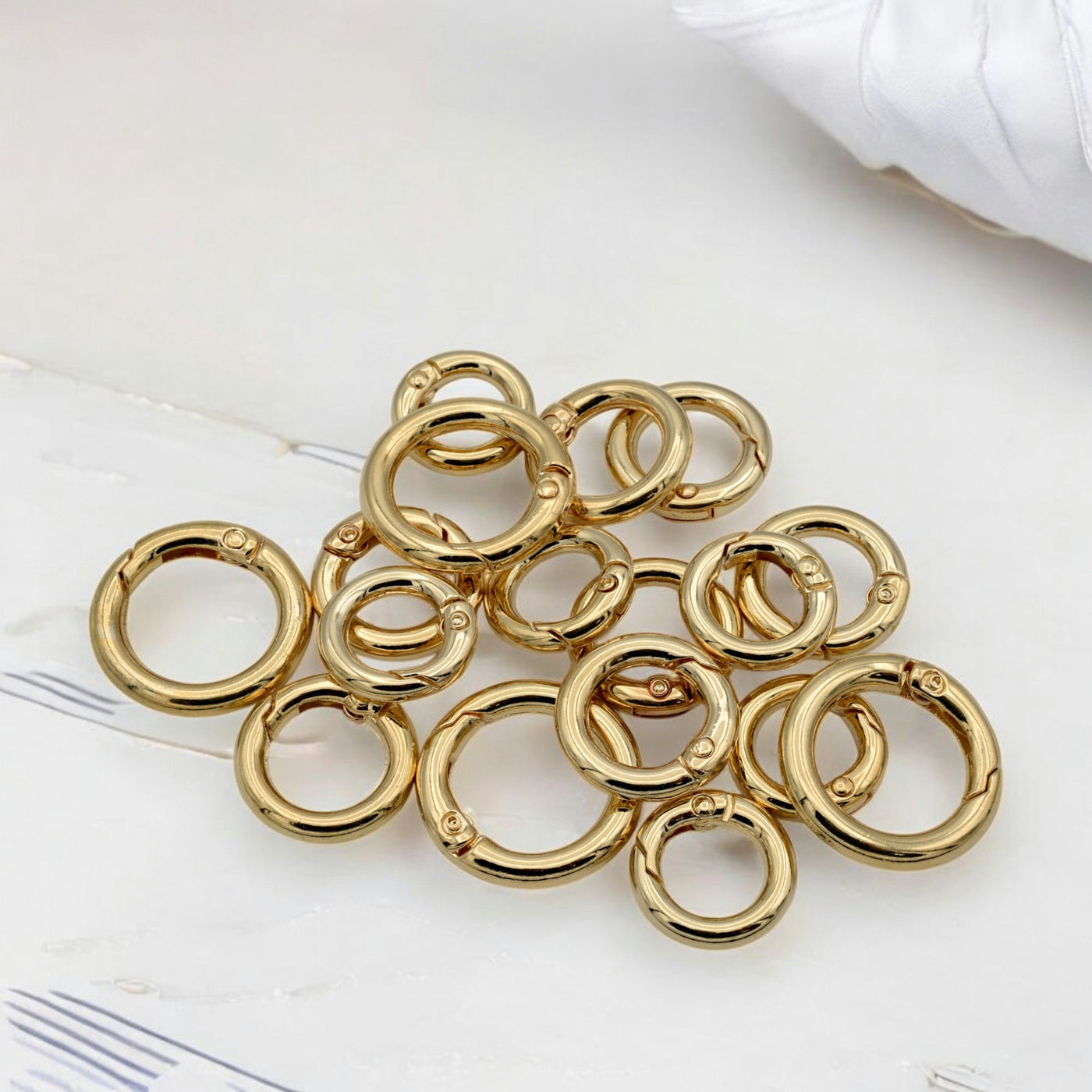 Gold Swivel Spring clasp