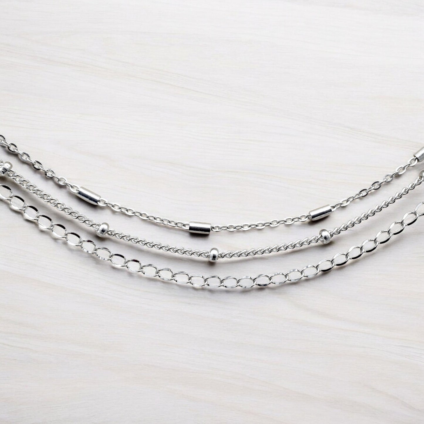 Stainless Steel Jewelry Chains | Bar, Satellite & Extension Chains