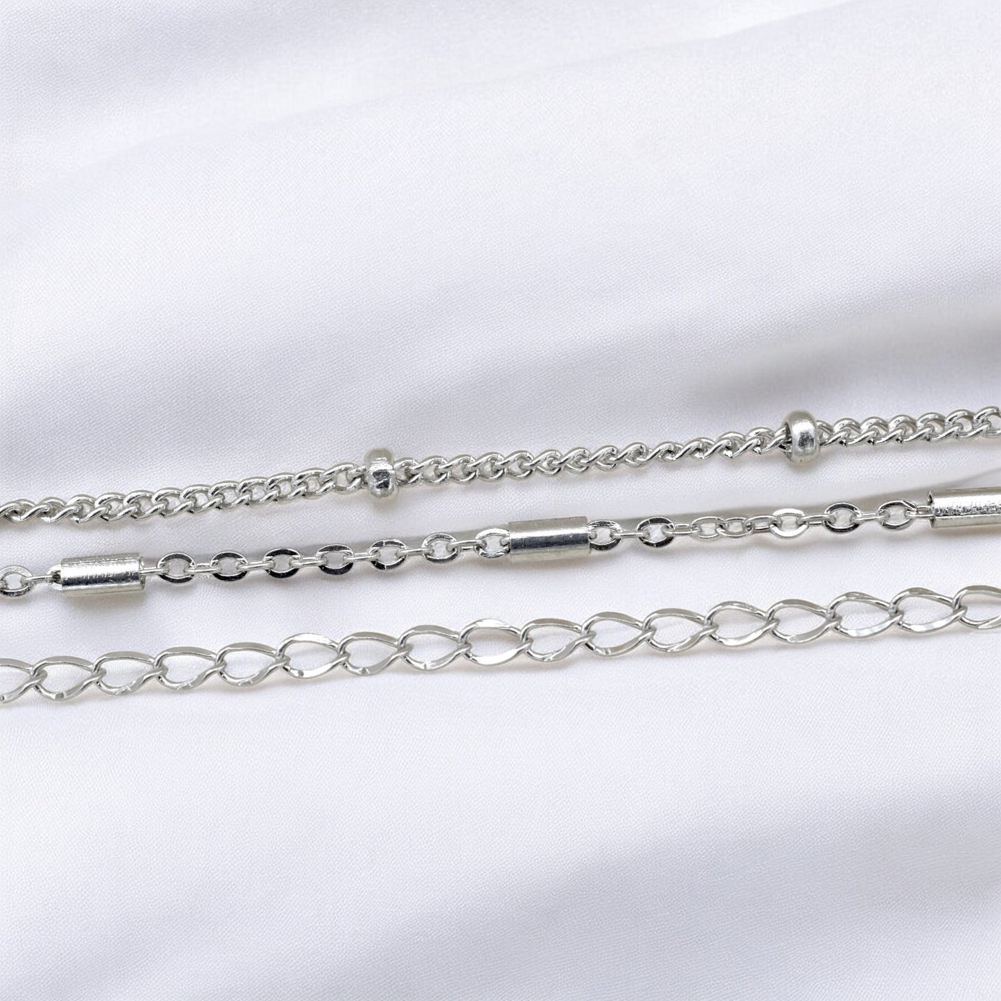 Stainless Steel Jewelry Chains | Bar, Satellite & Extension Chains