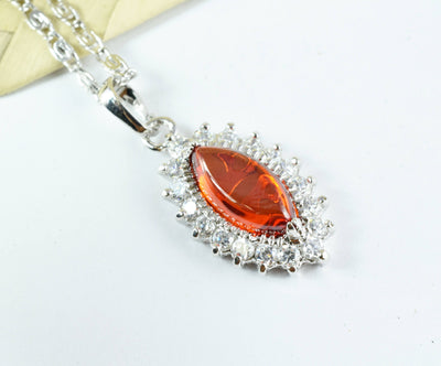 White Gold Filled Look, Rhodium Pendants With CZ Cubic Zirconia- RP24, RP43, RP58, RP59