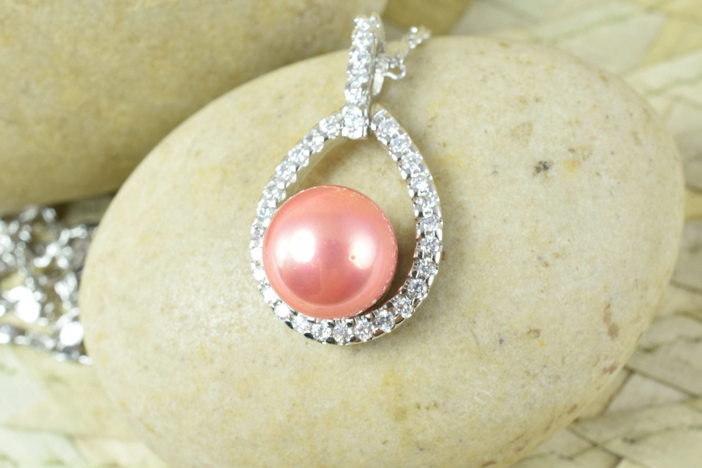 White Gold Filled Look, Rhodium Pendants With CZ Cubic Zirconia- RP24, RP43, RP58, RP59