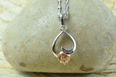 White Gold Filled Look, Rhodium Pendants With CZ Cubic Zirconia For- RP09, RP12, RP17, RP32, RP43