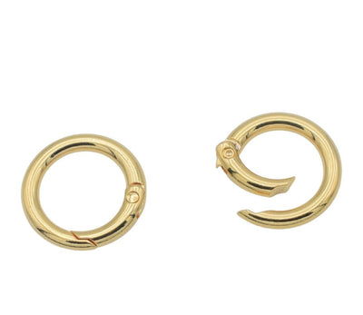 Gold Swivel Round Spring Clasp