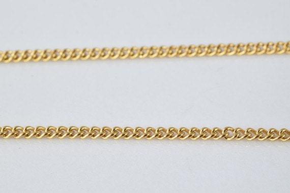 Gold Filled EP Chain 22.5" Inch 18k Gold-filled findings for jewelry making Cg77