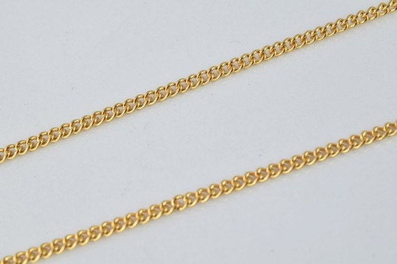 Gold Filled EP Chain 22.5" Inch 18k Gold-filled findings for jewelry making Cg77