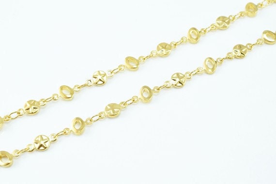 18K gold filled EP tarnish resistant Chain 17.4" Inch CG28