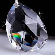 Crystal Chandelier Teardrop Prisms Clear or Clear AB Iridescent Size 50x28mm Faceted Teardrop Crystal