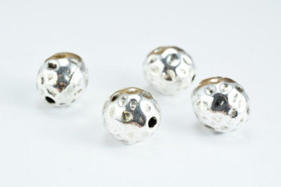 Silver Alloy Oval Beads Tibetan Style Antique Silver Alloy Metal Bracelets Charm Size 11x10mm Hole Size 1.5mm For Jewelry