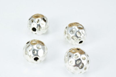 Silver Alloy Oval Beads Tibetan Style Antique Silver Alloy Metal Bracelets Charm Size 11x10mm Hole Size 1.5mm For Jewelry