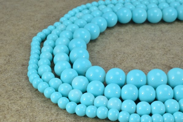 Sea Blue Green Glass Beads Round 6mm/8mm/10mm/12mm Shine Round Beads For Jewelry Making Item#789222045258