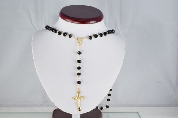 Gold Filled Rosary Swarovski Quality Shine Crystal 18K Gold Filled 7 ColorsCrystals Good for Gifts