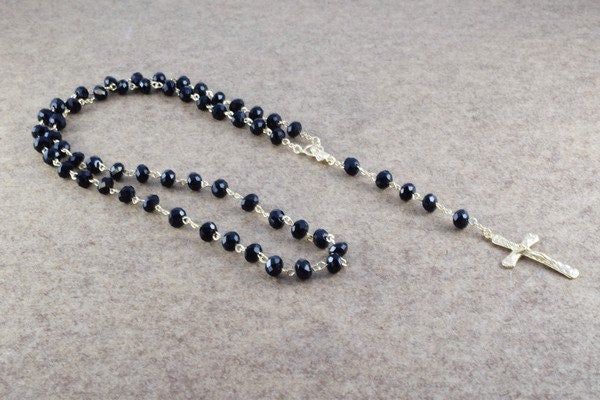 Gold Filled Rosary Swarovski Quality Shine Crystal 18K Gold Filled 7 ColorsCrystals Good for Gifts