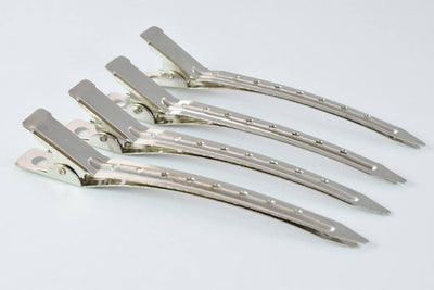 5 Silver Hair Clips Metal Long Beak Hair Pins Barrette Clips For Long Thick, Thin Hair,Length,3.5 inch,Hair Accessories,Wedding hair clip