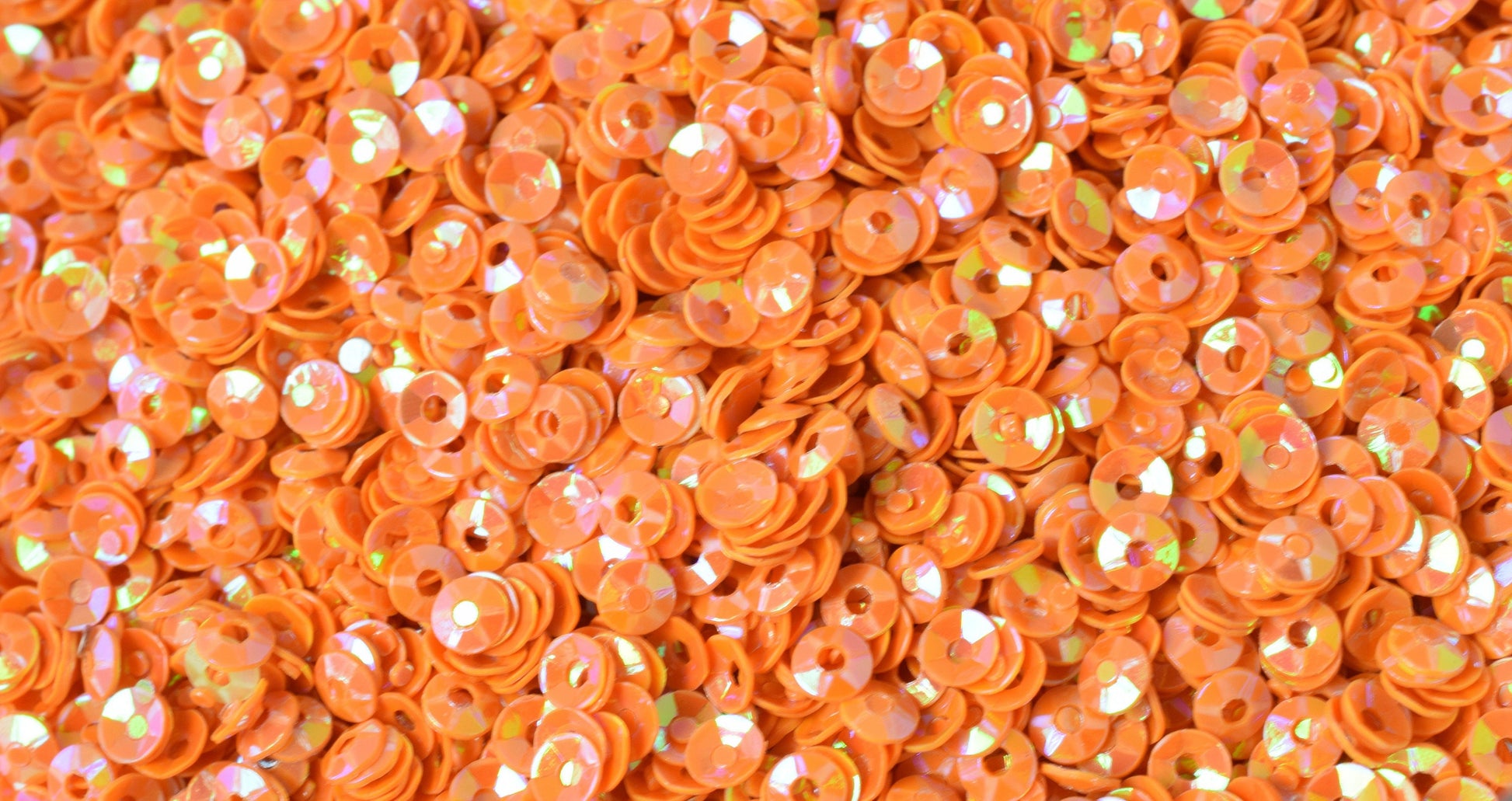 3mm Tangerine Orange AB Cup Sequins Sheen Round Sequins/Loose Paillettes,Wholesale Sequins,Shimmering Sequin Apparel,Shoe Decor