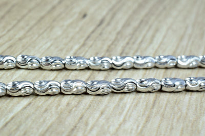 Rhodium Filled White Gold Filled Chain 20" Inch CS2 Item#080404602826