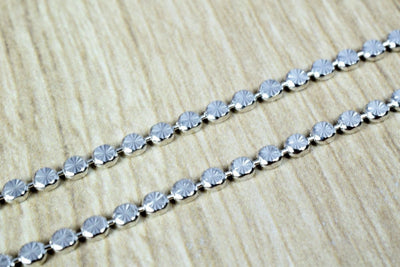 Rhodium Filled White Gold Filled Chain 17" Inch CS3 Item#080703001641