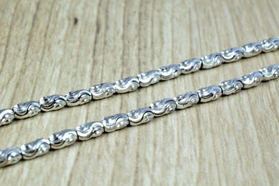 Rhodium Filled White Gold Filled Chain 20" Inch CS2 Item#080404602826