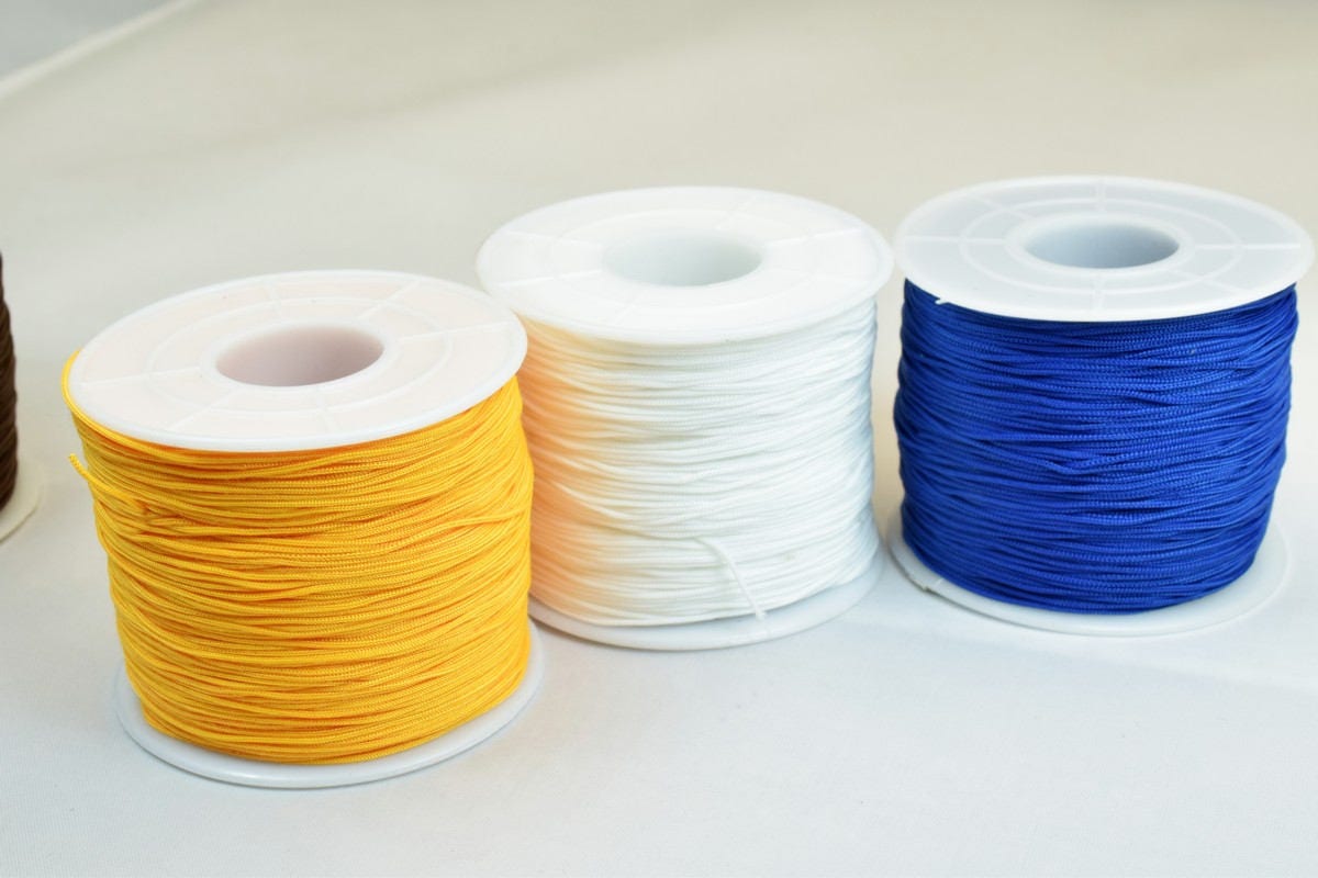 Nylon thread 0.8 mm 5-10 m, macramé thick thread | TAHUNA crafts
