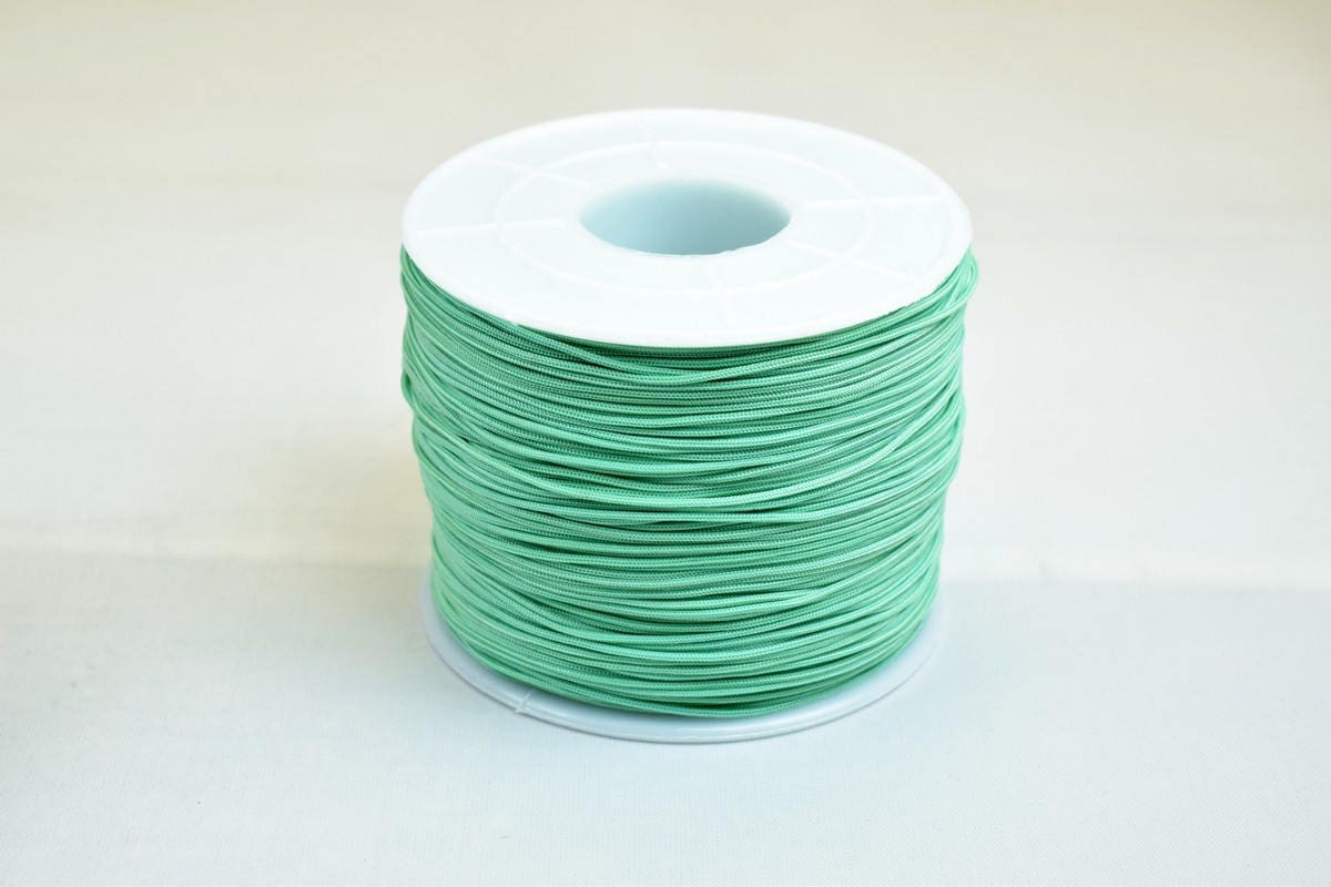 1mm BLACK Chinese Macrame Cord Thread Nylon Beading Cord ,Chinese Knot  Nylon Braided Cord Shamballa Macrame Beading Kumihimo String 80m/87 Yards :  : Home