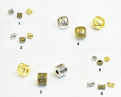 European Beads Big Hole Spacer Beads Connector Beads For European Style Bracelet Or Necklace For Jewelry