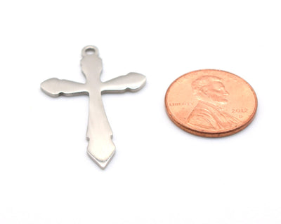 Stainless Steel Heart, Elephant, Crosses and Ankh Charm For Jewelry Making