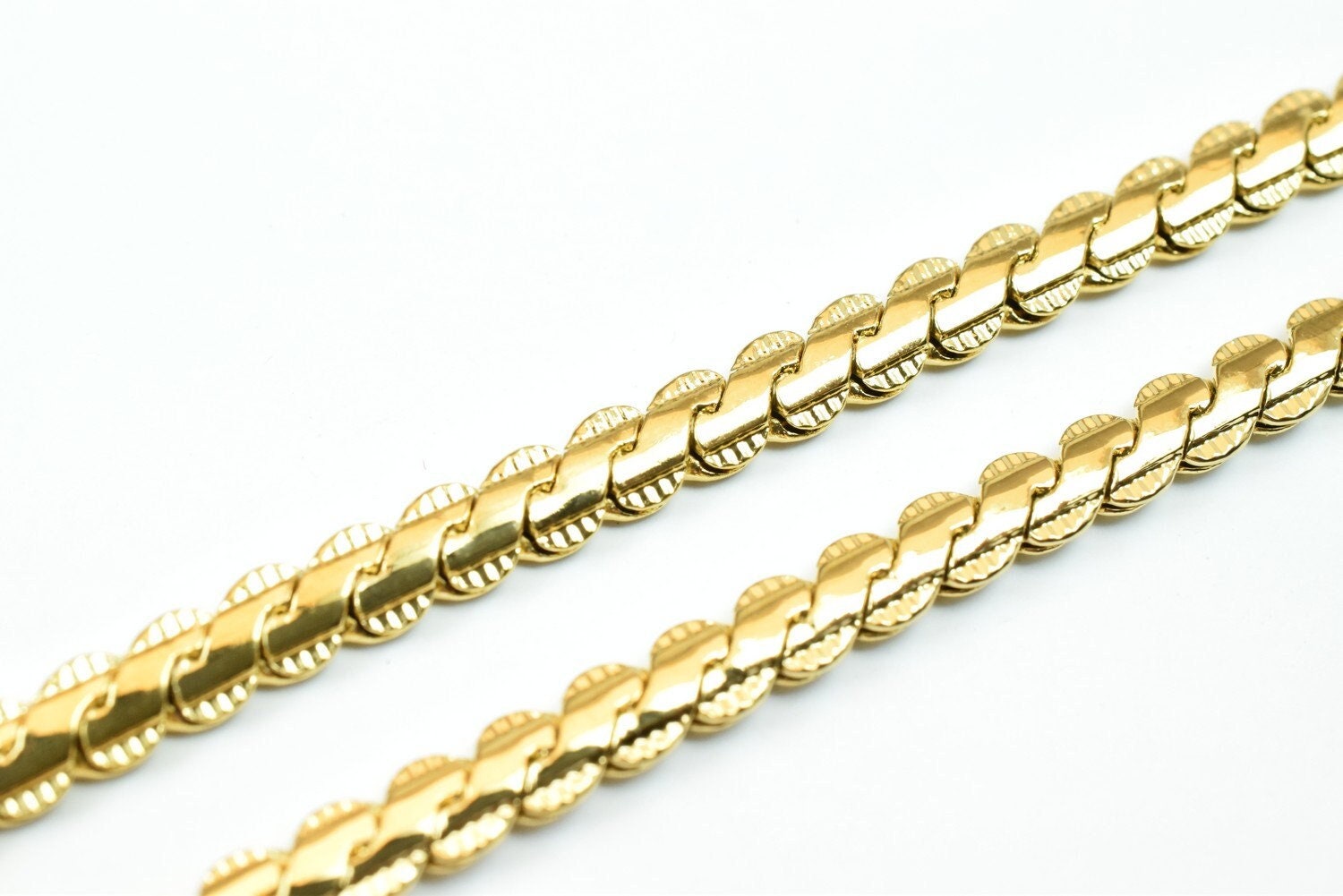 Herringbone 18k gold filled EP chain/diamond cut/serpentine chain 18"/20" width 3.8mm/4.8 findings for jewelry making cg426/cg426a