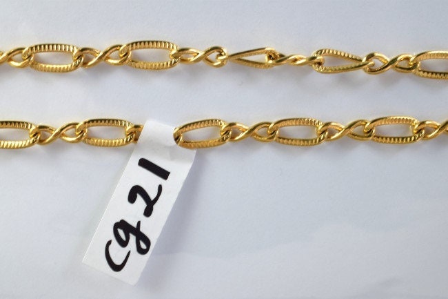 18k gold filled EP chain 16.5" inch cg21