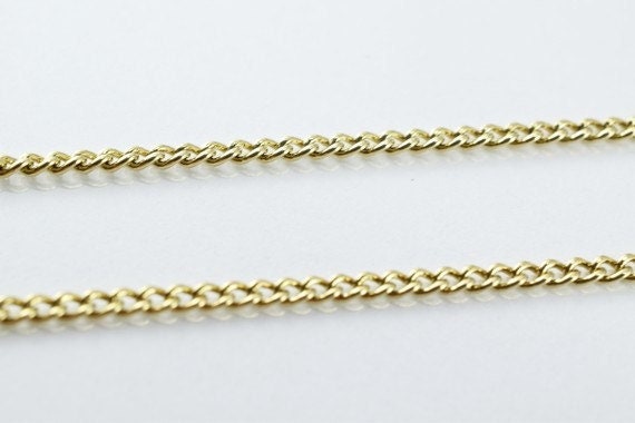 Antique as gold filled* chain 18.50" inch, 18k as gold filled* chain finding, for jewelry making item# 789222022778